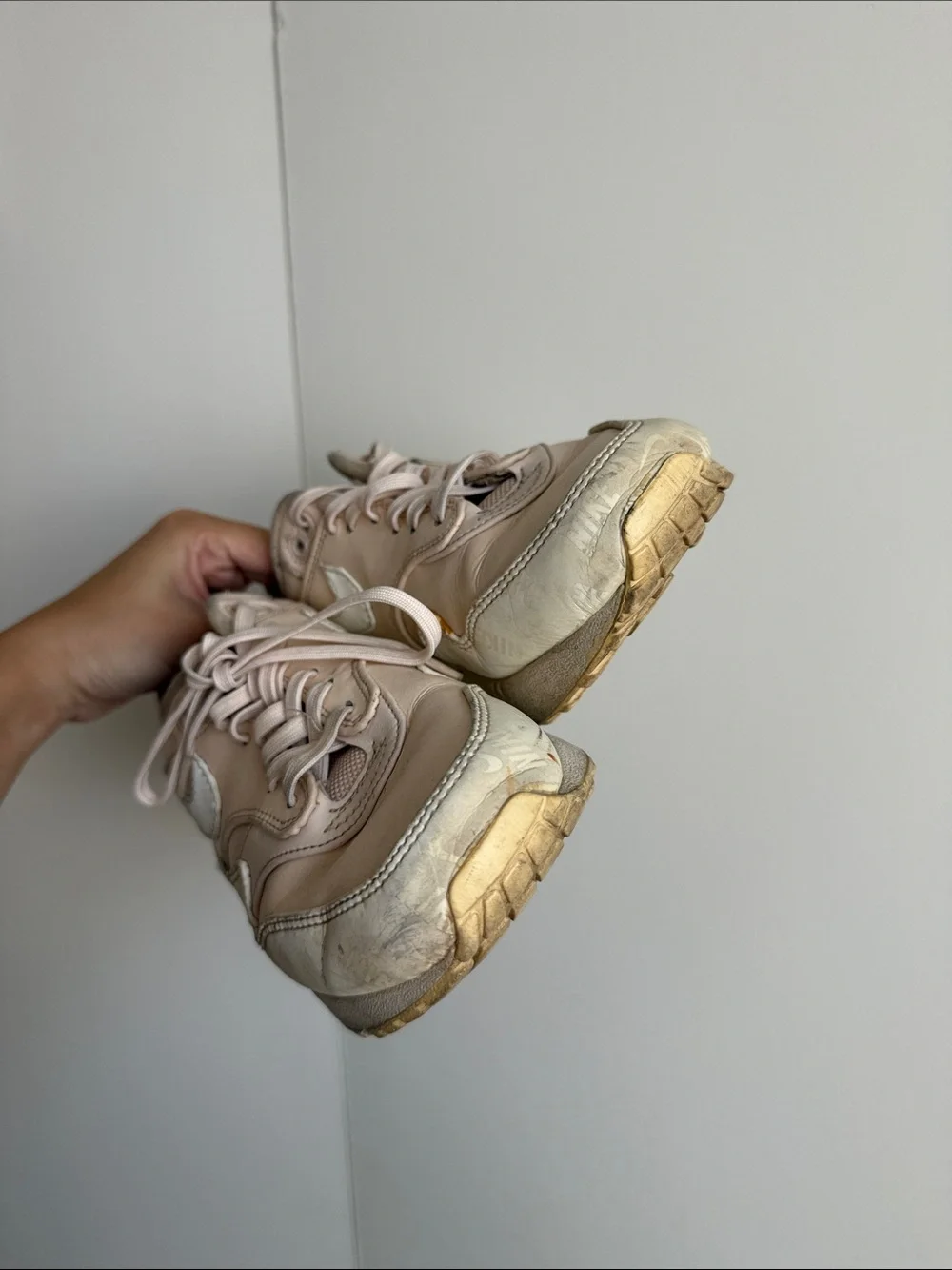 Nike Women’s Low-Top Sneakers in Blush and White